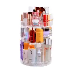 GENERICO - Organizador Soporte Rotativo 360 Maquillaje Cosméticos Baño