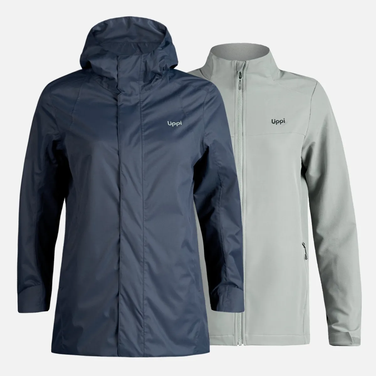 LIPPI - Chaqueta Mujer Smart Protect Fusion 3 Jacket Azul Noche/Jade Lippi