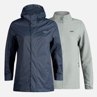 Chaqueta Mujer Smart Protect Fusion 3 Jacket Azul Noche/Jade