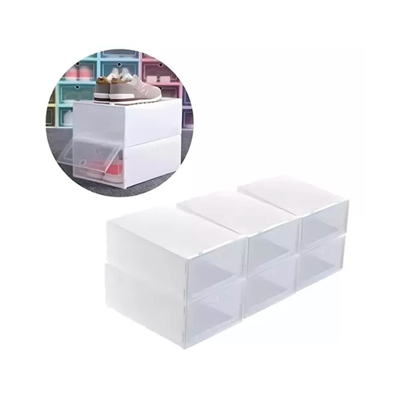 GENERICO - Set 6 Cajas Organizador Para Zapatos