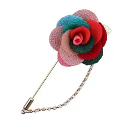 GENERICO - Broche Rosa de Colores Nisi Accesorios