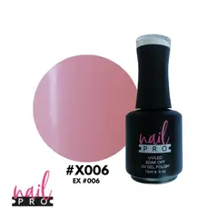 NAIL PRO - Esmalte Permanente X006 Rosado Claro