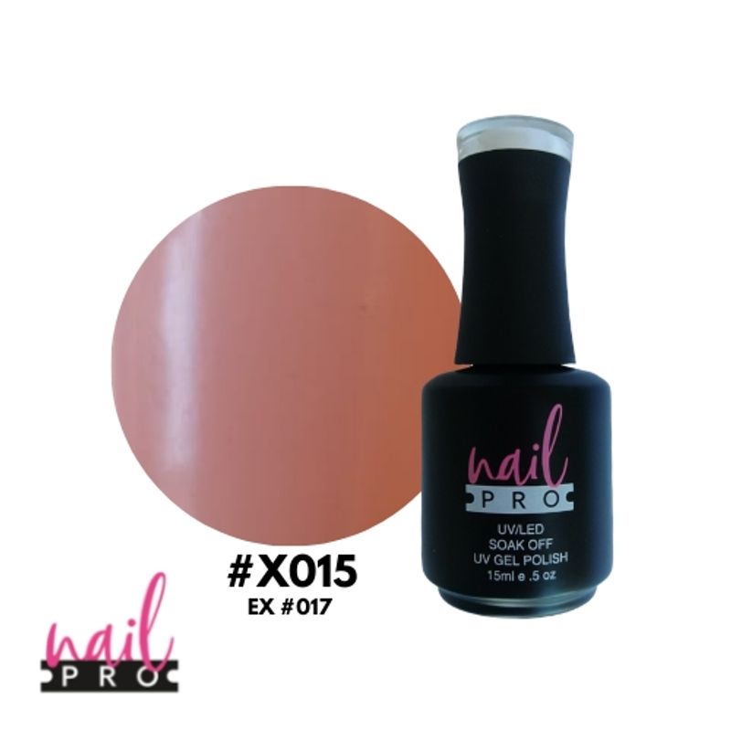 NAIL PRO - NAIL PRO Esmalte Permanente X015 ex017 Nude Rosa