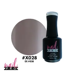 NAIL PRO - Esmalte Permanente X028 (ex038) Gris Nude
