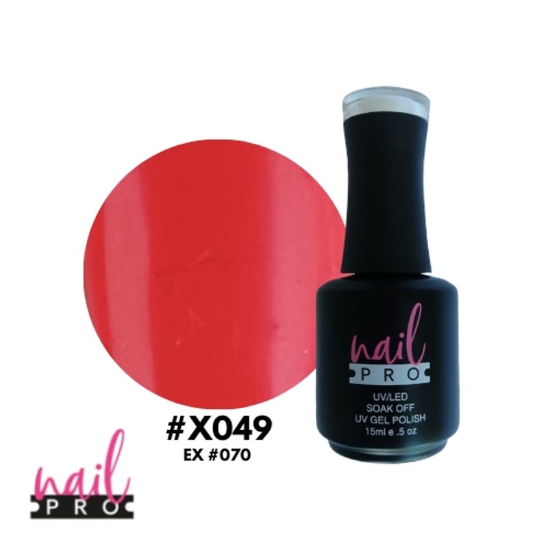 NAIL PRO - NAIL PRO Esmalte Permanente X049 ex070 Sandia Coral