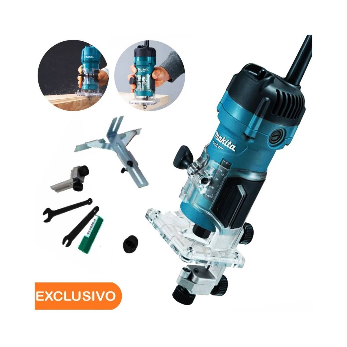 MAKITA - Fresadora Router Tupi Makita M3700B