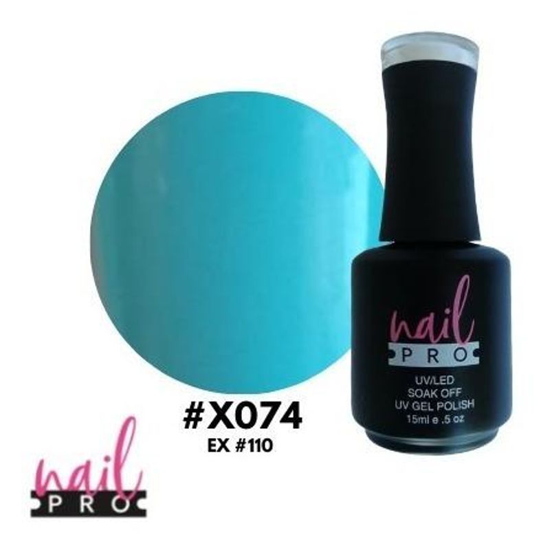 NAIL PRO - NAIL PRO Esmalte Permanente X074 ex110 Celeste