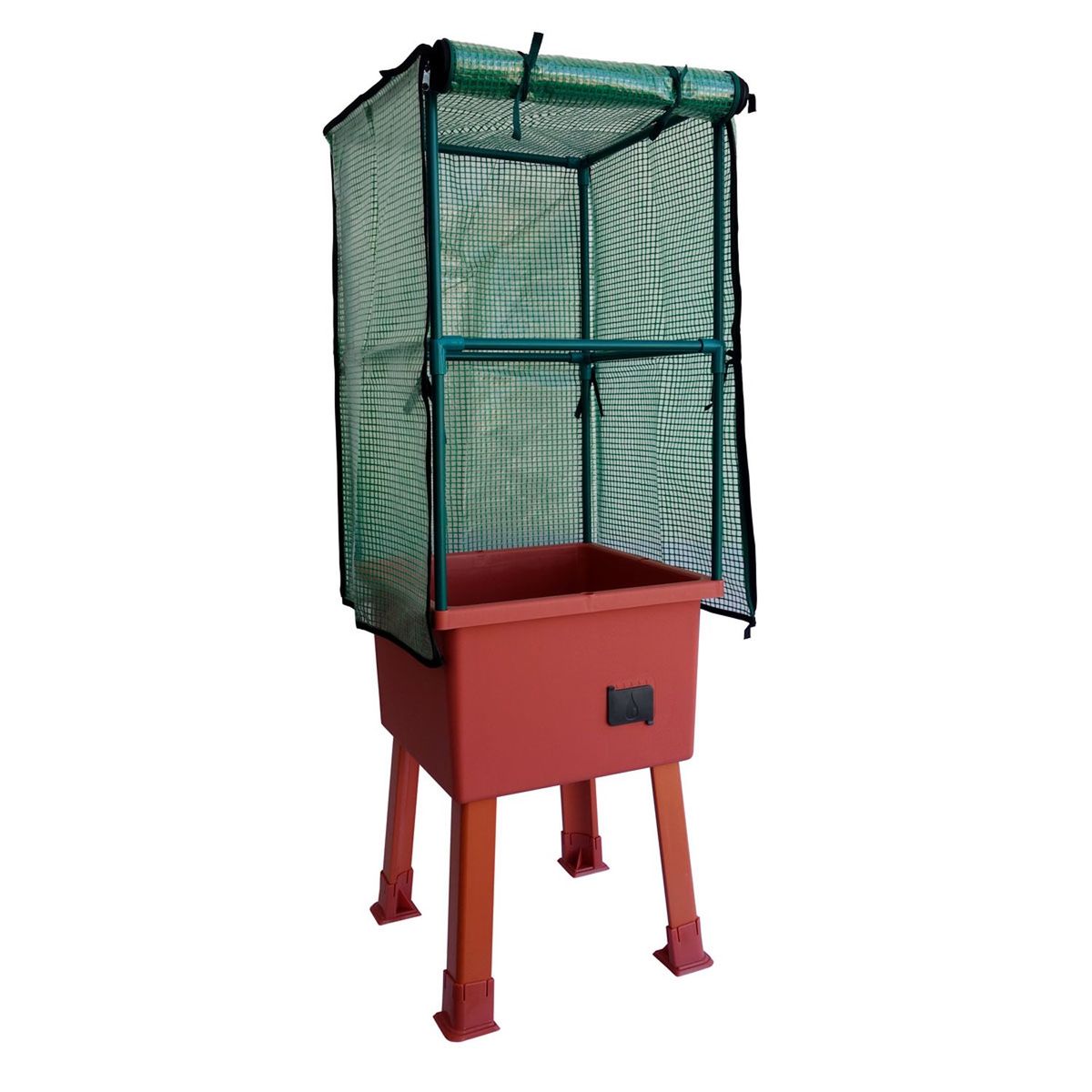 TREETOP - Huerto pequeño terracota 40x40x110 cm