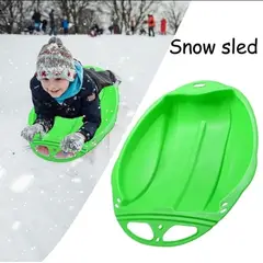 GENERICO - Trineo de nieve redondo verde