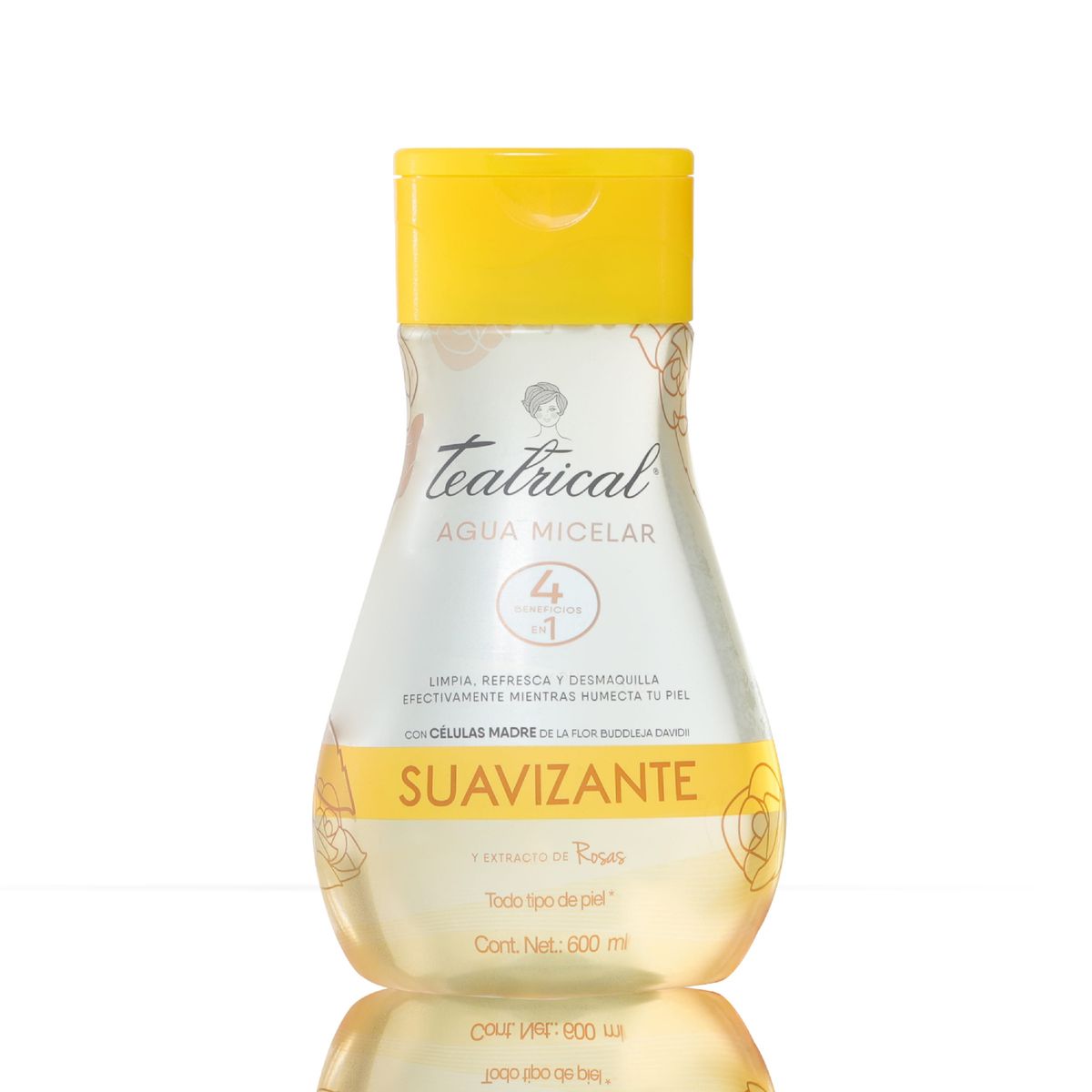 TEATRICAL - Agua Micelar Teatrical Rosas Suavizante 600 ML