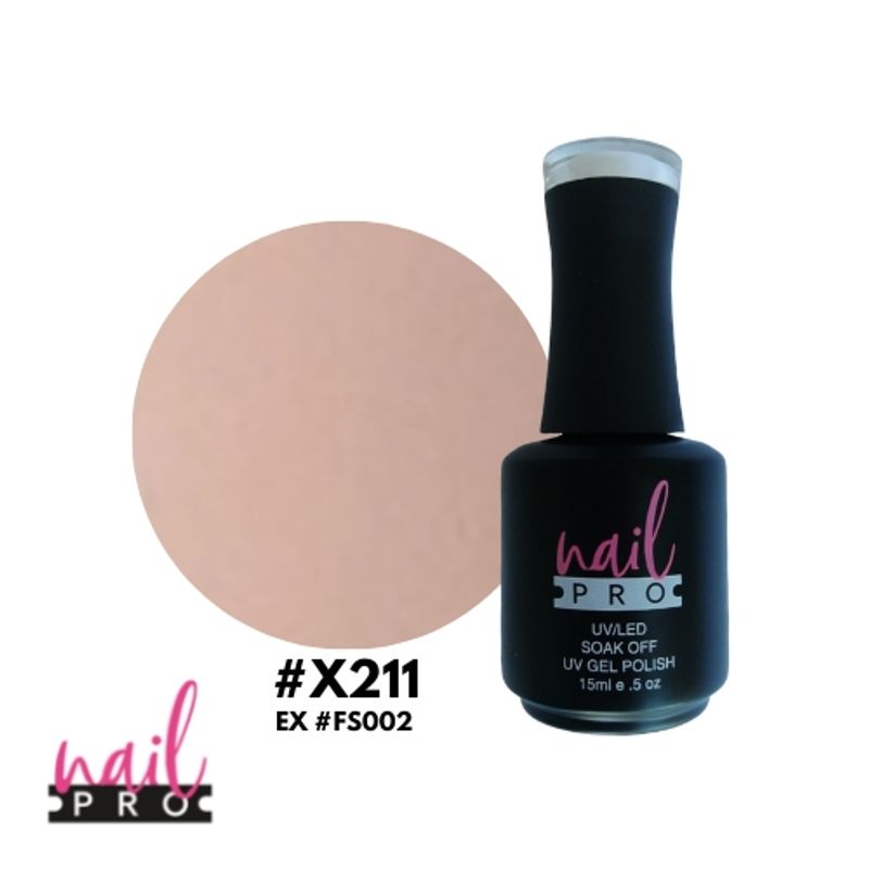 NAIL PRO - NAIL PRO Esmalte Permanente X211 exFS002 Damasco Pastel