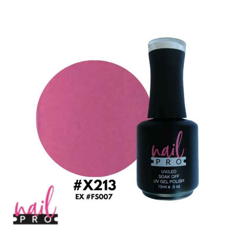 NAIL PRO - NAIL PRO Esmalte Permanente X213 exFS007 Rosado