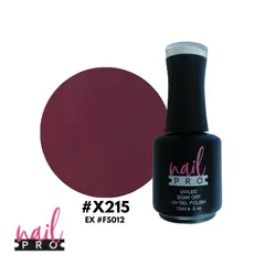 NAIL PRO - Esmalte Permanente X215 exFS012 Burdeo Pálido