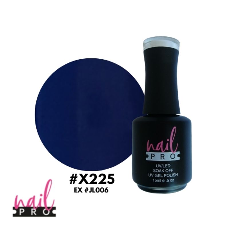 NAIL PRO - NAIL PRO Esmalte Permanente X225 exJL006 Azul marino