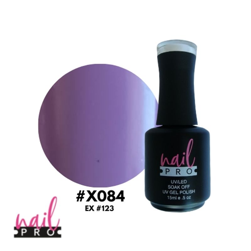 NAIL PRO - NAIL PRO Esmalte Permanente X084 ex123 Morado Pastel