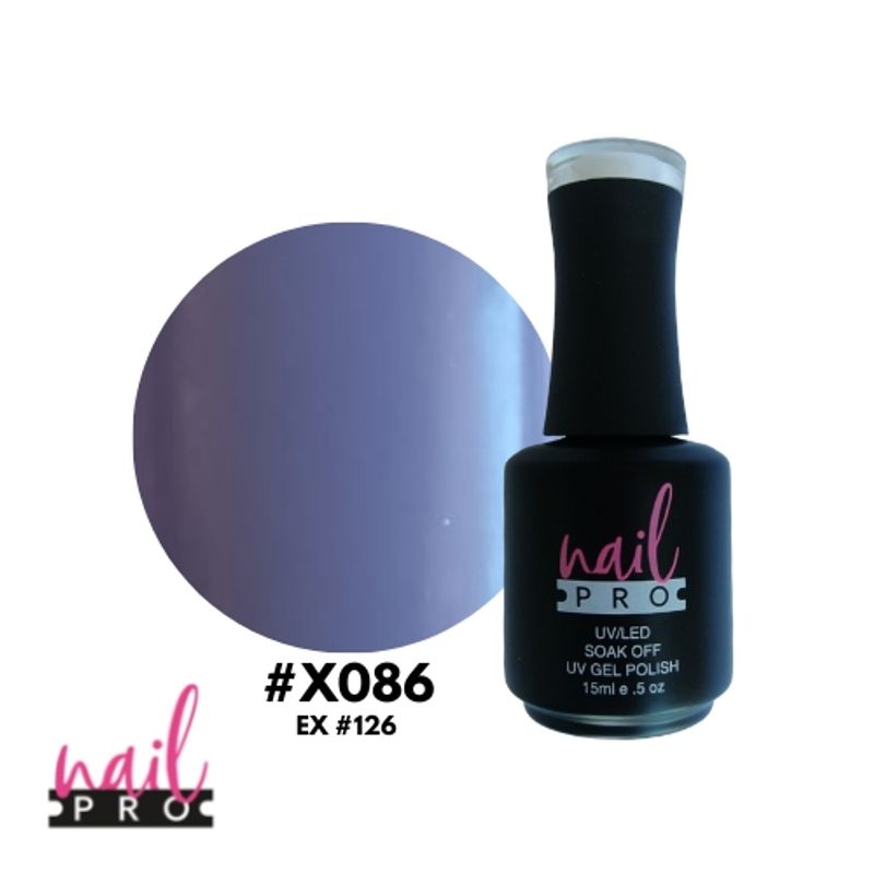 NAIL PRO - NAIL PRO Esmalte Permanente X086 ex126 Morado Pálido