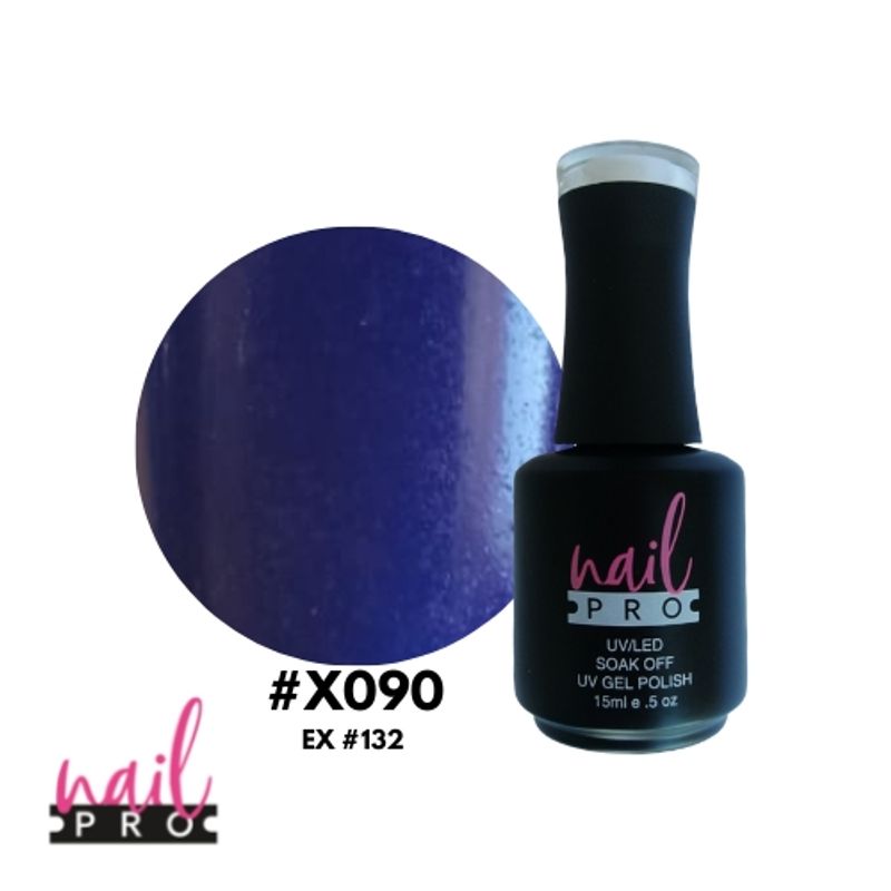 NAIL PRO - NAIL PRO Esmalte Permanente X090 ex132 Azul marino