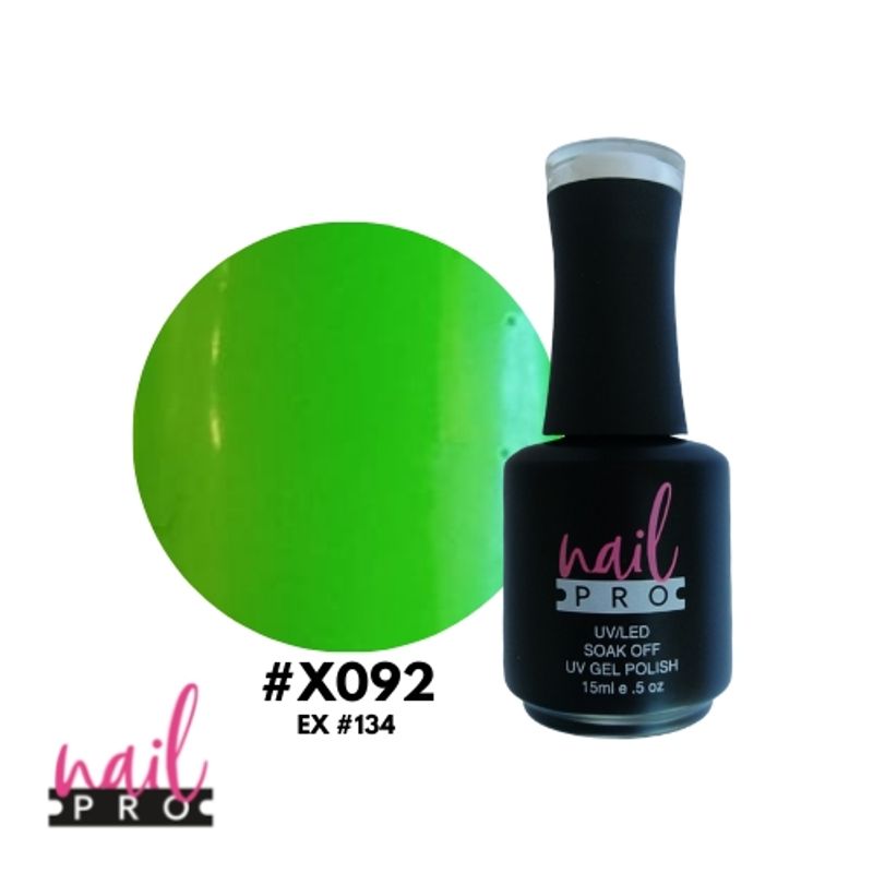 NAIL PRO - NAIL PRO Esmalte Permanente X092 ex134 Verde Fluor