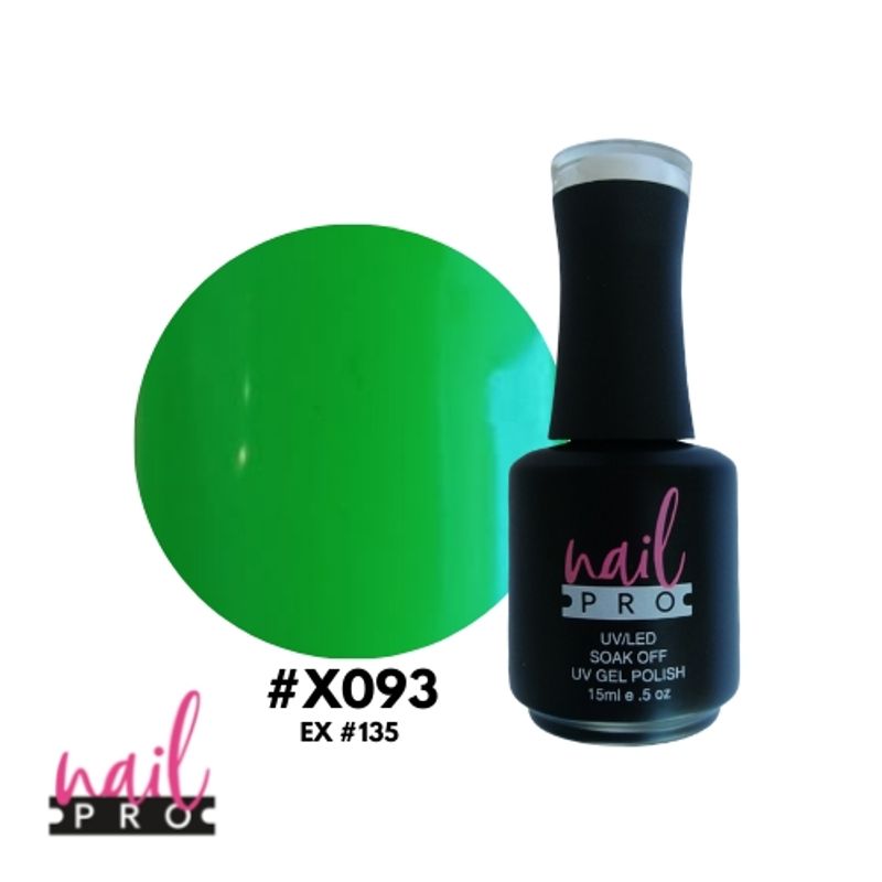 NAIL PRO - NAIL PRO Esmalte Permanente X093 ex135 Verde Fluor oscuro