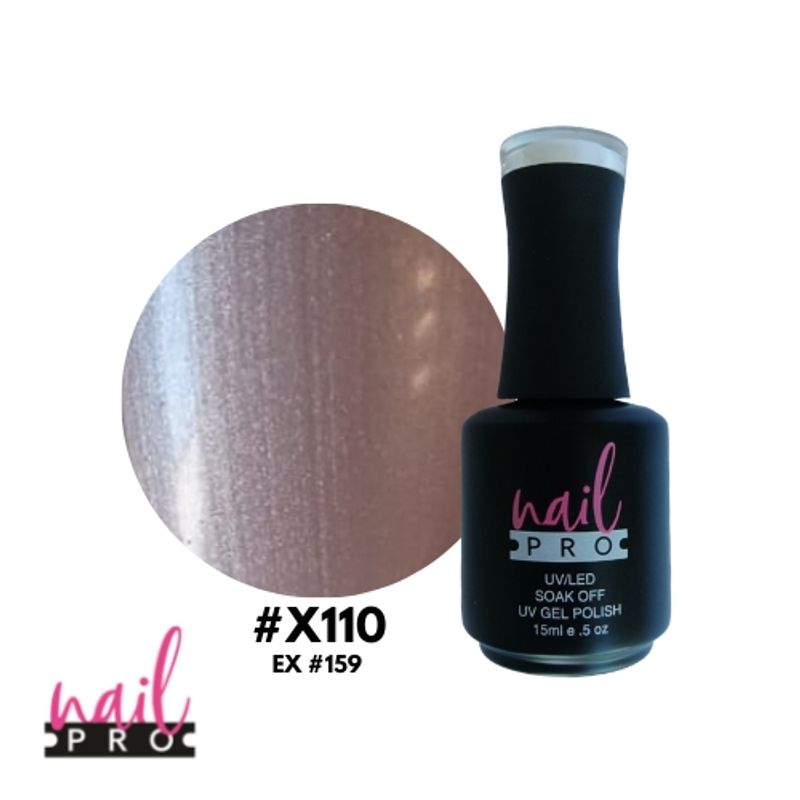 NAIL PRO - NAIL PRO Esmalte Permanente X110 Plateado Champagne