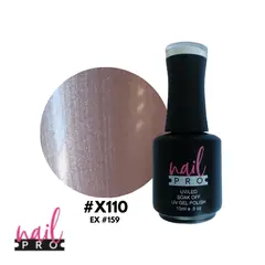 NAIL PRO - Esmalte Permanente X110 Plateado Champagne