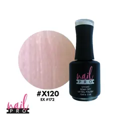 NAIL PRO - Esmalte Permanente X120 Rosa pálido perlado