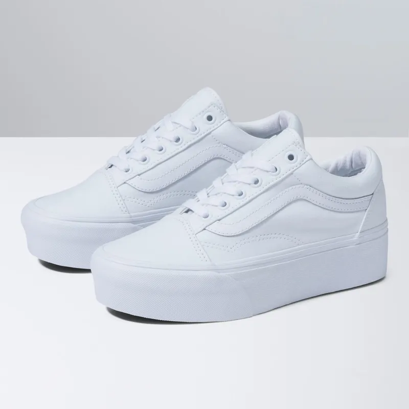 VANS - Zapatilla Unisex Ua Old Skool Stackform True White VANS