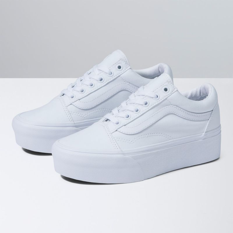 VANS - Zapatilla Unisex Ua Old Skool Stackform True White VANS