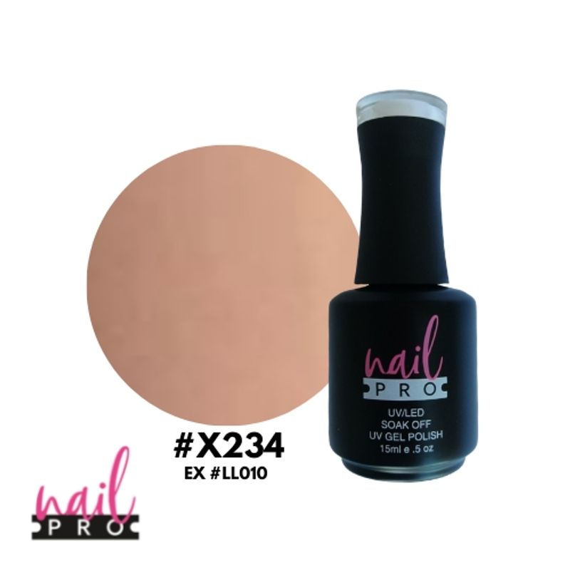 NAIL PRO - NAIL PRO Esmalte Permanente X234 exLL010 Color damasco