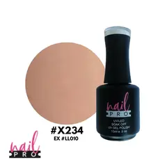 NAIL PRO - Esmalte Permanente X234 exLL010 Color damasco