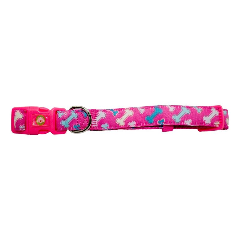MASCAN - Collar Huesos Perro M Fucsia Mascan