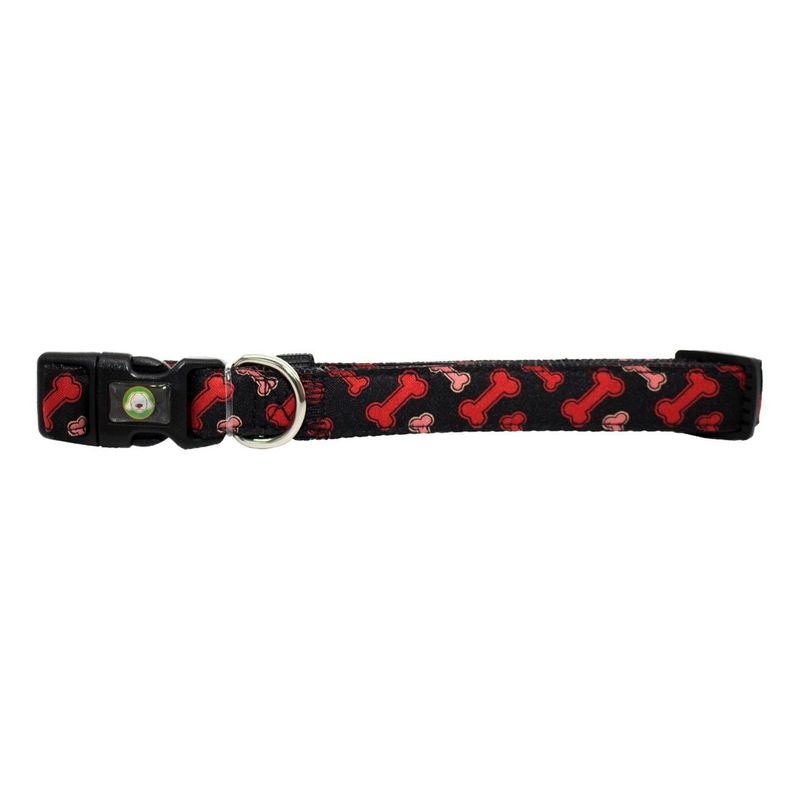 MASCAN - Collar Huesos Perro L Negro Mascan