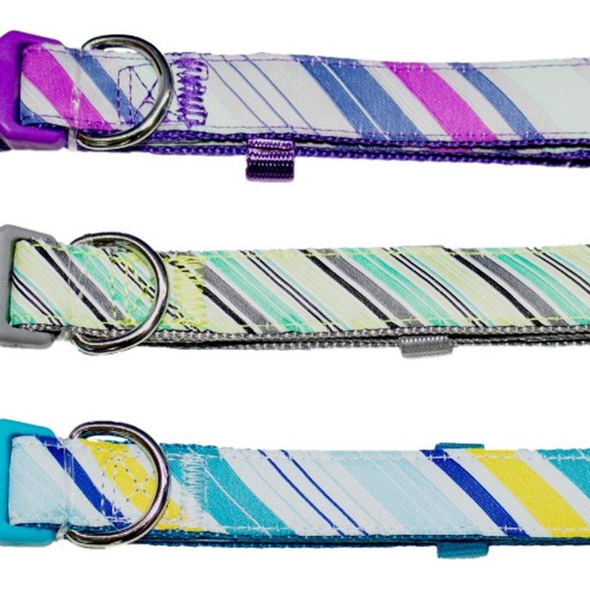 MASCAN - Collar Perro Diagonal M Morado Mascan