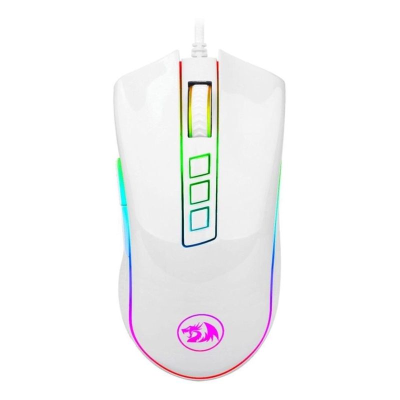 LOGITECH - M711W MOUSE GAMER RGB COBRA WHITE