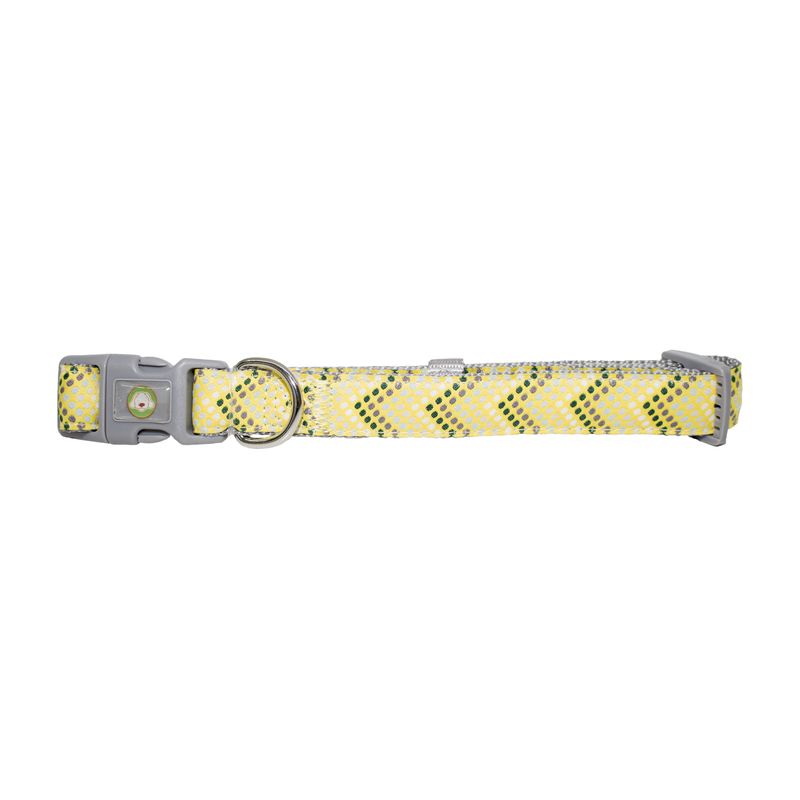MASCAN - Collar Perro Puntitos M Amarillo Mascan