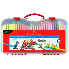 FABER-CASTELL - Set 60 Marcadores Fiesta