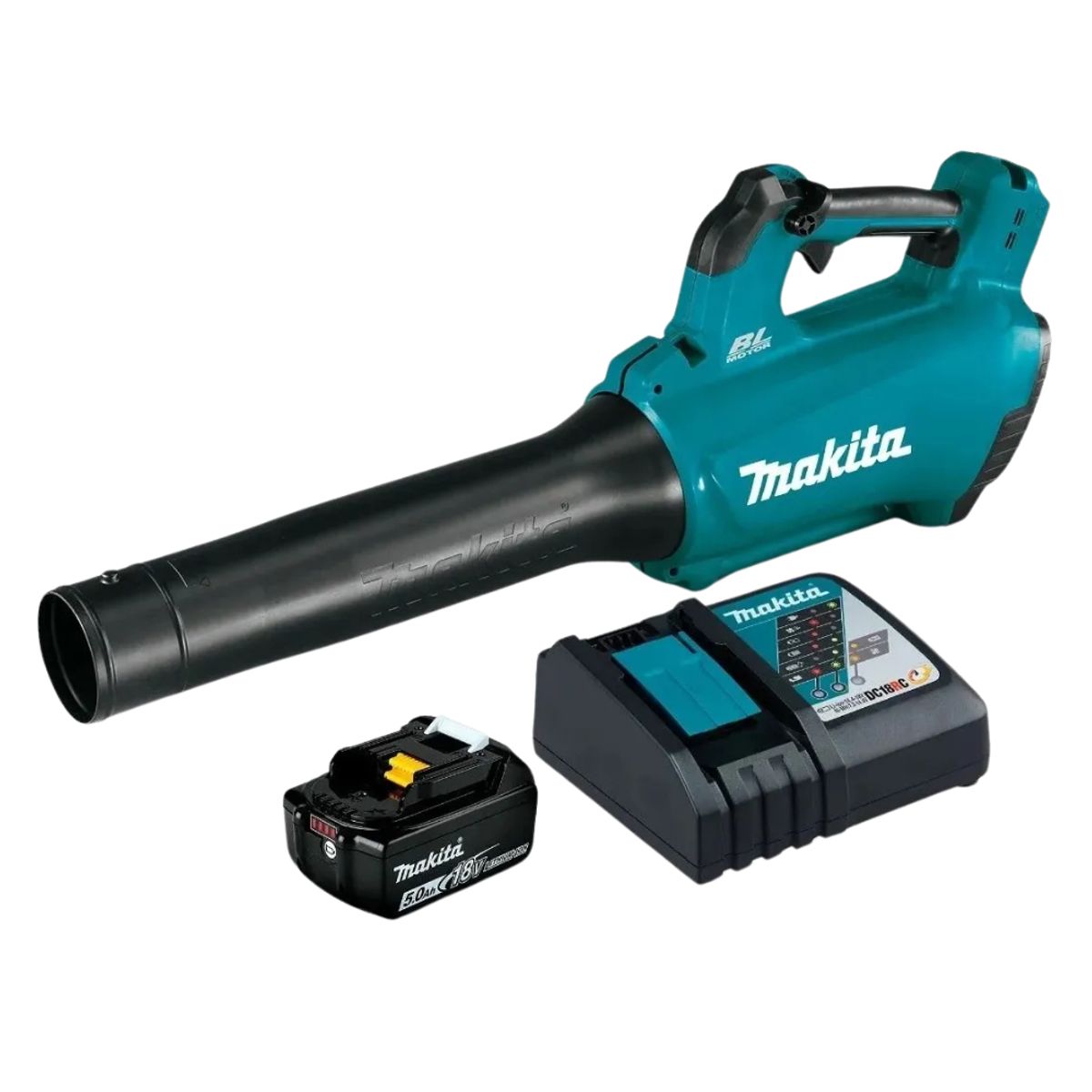MAKITA - Soplador Aire Hojas 18v Brushless Makita Dub184rt +carg.+bat