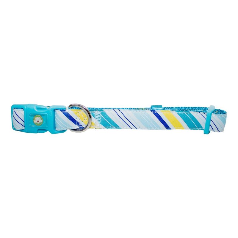 MASCAN - Collar Perro Diagonal M Celeste Mascan