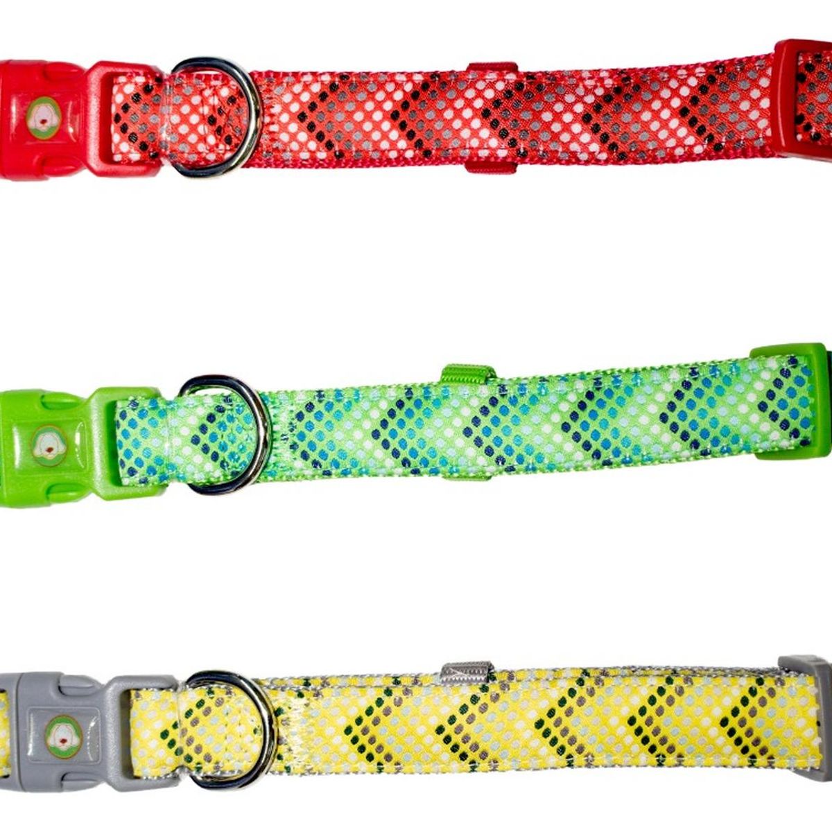 MASCAN - Collar Perro Puntitos L Rojo Mascan