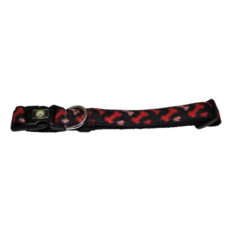 MASCAN - Collar Huesos Perro M Negro Mascan