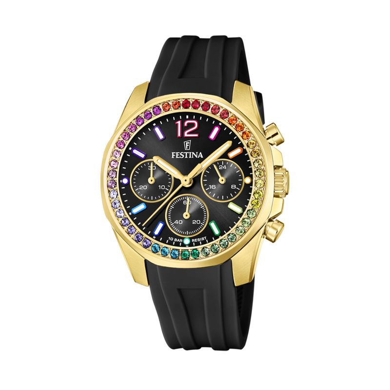 FESTINA - Reloj F20650/3 Festina Negro Mujer Boyfriend Collection