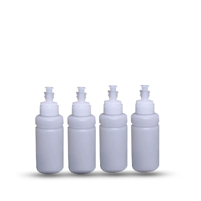 MALIK - Pack 4 Litros con 4 Botellas vacias para Canon Pixma G3160
