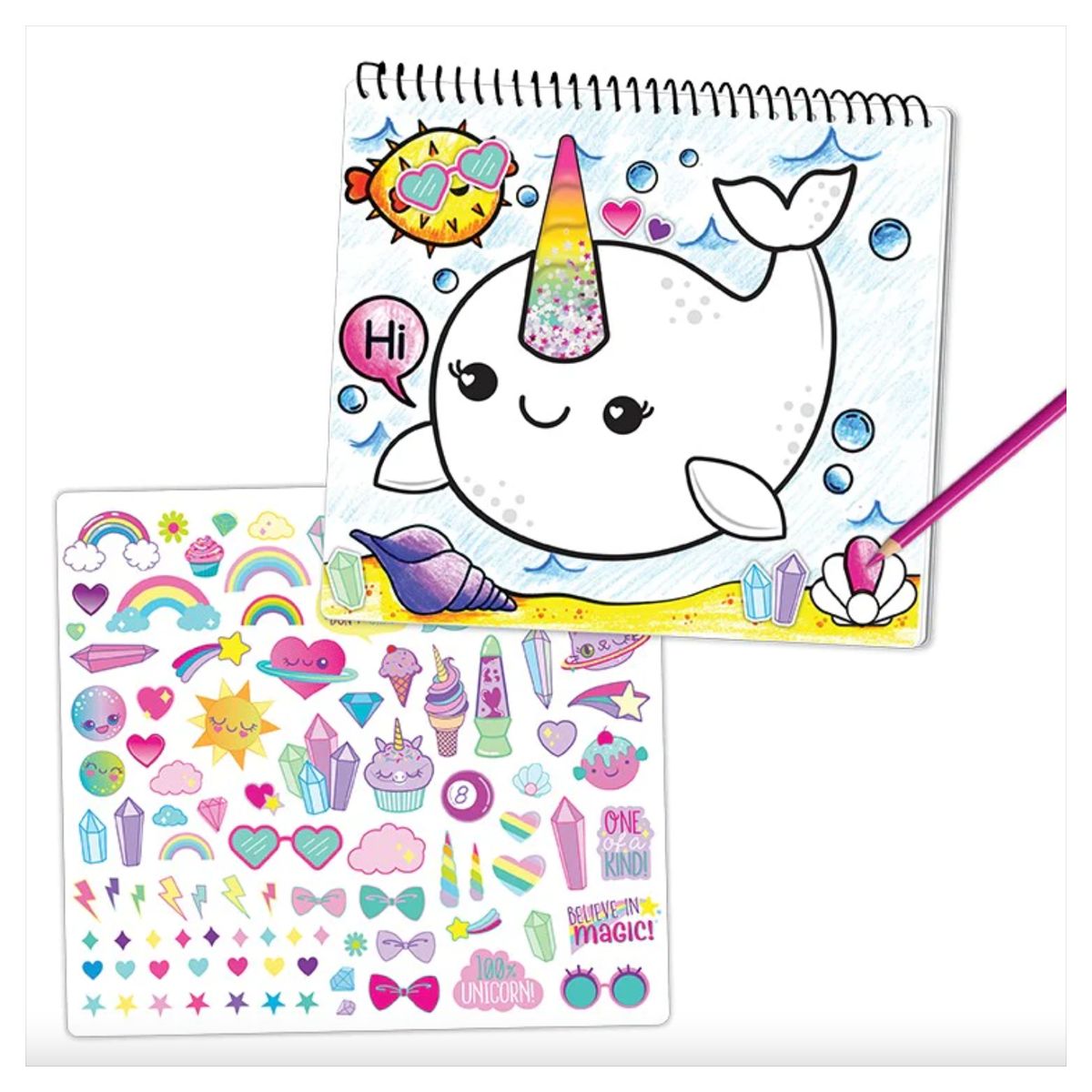 FASHION ANGELS - Portafolio para Colorear Fashion Angels Unicornio