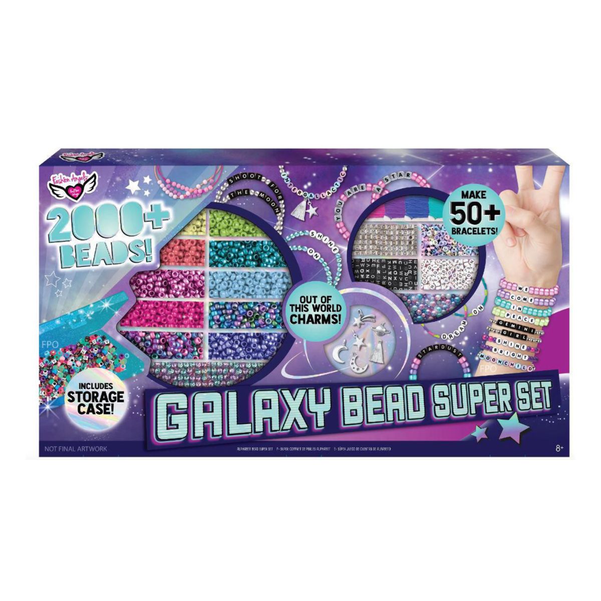 FASHION ANGELS - Super Set para Crear Pulseras Fashion Angels Galaxy