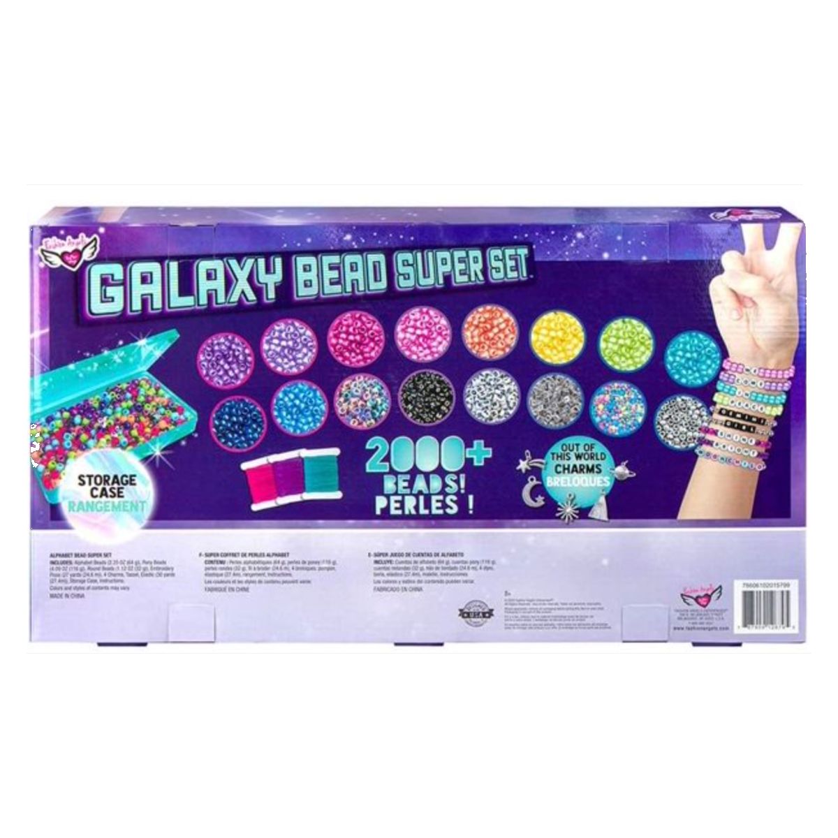 FASHION ANGELS - Super Set para Crear Pulseras Fashion Angels Galaxy