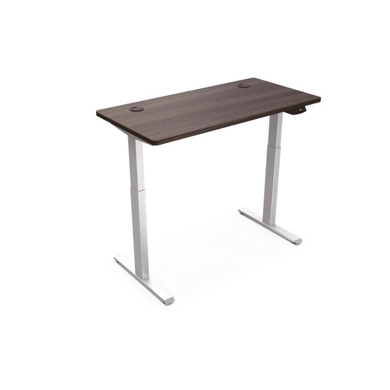 UPLIFT - Escritorio Eléctrico Regulable UpLift - Cubierta Nogal 140x70 cm + Base Blanca
