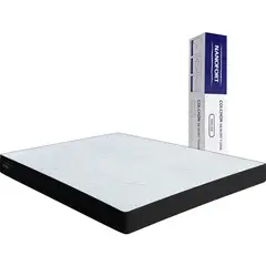 NANOFORT - Colchon Espuma 135 x190 2 Plazas Memory Foam