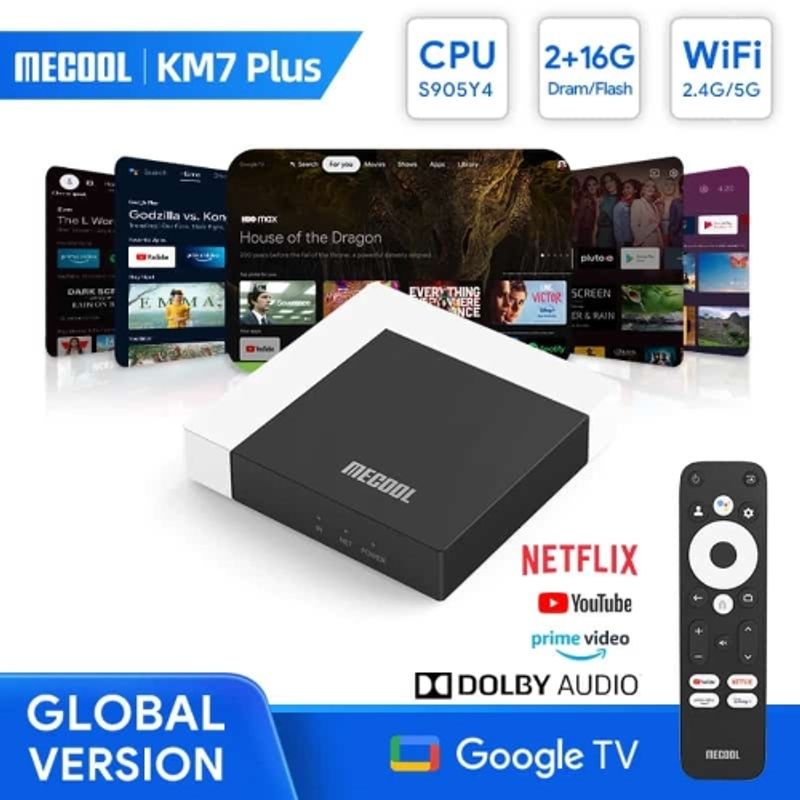MECOOL - MECOOL km7 Plus 4k  -Blanco & Negro