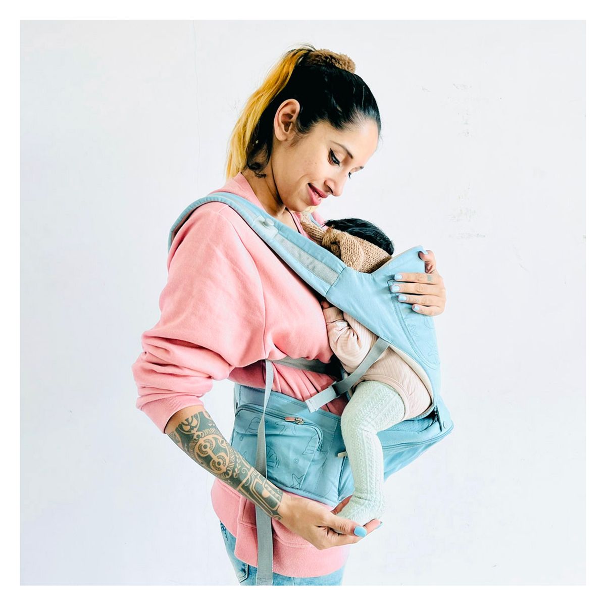 GENERICO - Portabebe Ergonomico 6 en 1 mochila AIEBAO