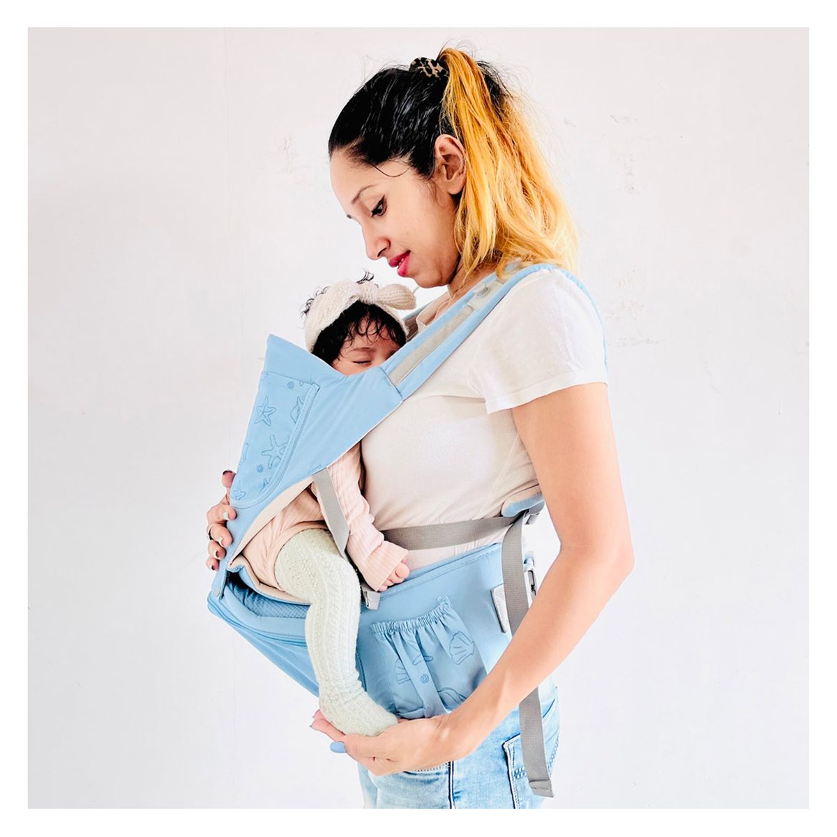 GENERICO - Portabebés Ergonómico 6 en 1 mochila AIEBAO